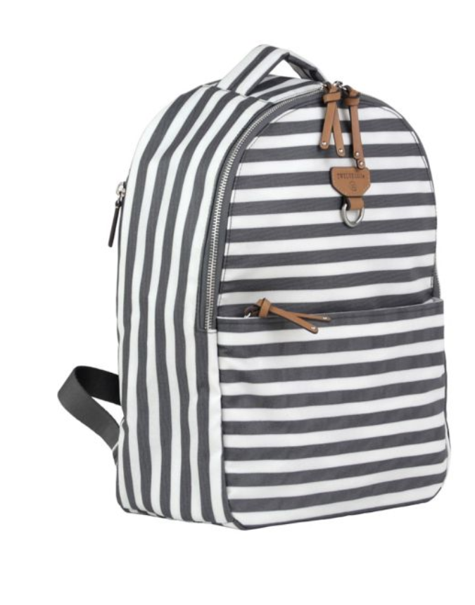 TWELVELittle Mini-Go Backpack, Grey Stripe