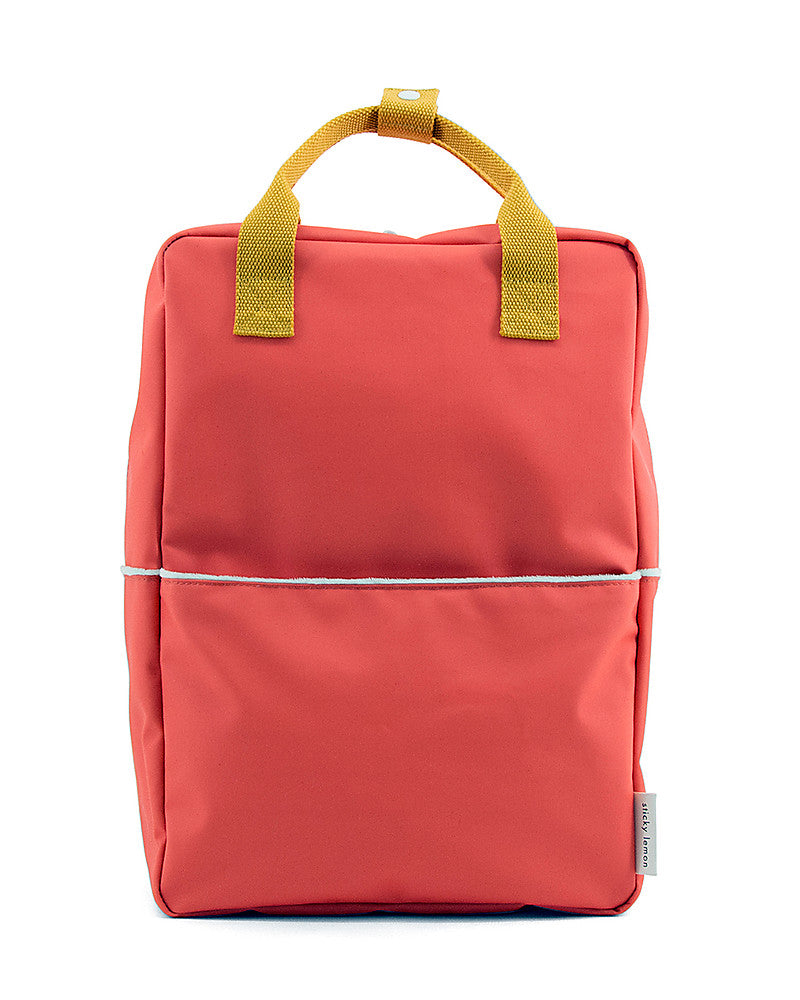 Sticky Lemon Large Teddy Backpack, Sporty Red