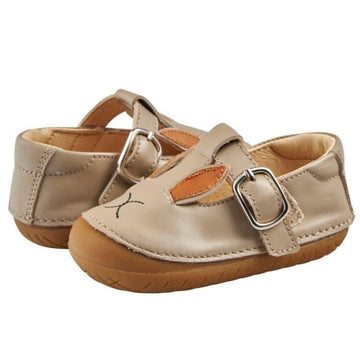 Old Soles Girl's Cutsie Rabbit Shoes - Taupe